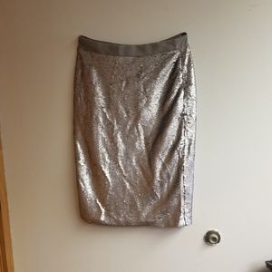 Banana Republic long pencil skirt